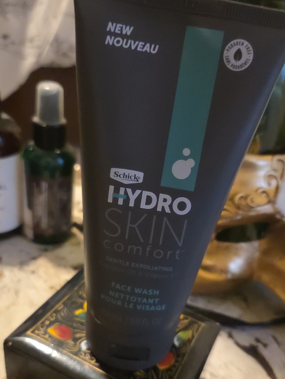 Schick Hydro Skin Comfort Face Wash - Coconut Oil & Vit E